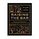 Book cover of 'Raising the Bar' with cocktail illustrations and author names.