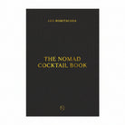 Book cover of 'The Nomad Cocktail Book' by Leo Robitschek with gold text on a black background.