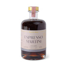 Bottle of Espresso Martini on a white background