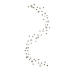 Star Shaped Garland with Glitter