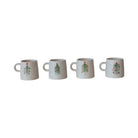 12 oz. Hand-Painted Stoneware Mug w/ Christmas Tree, 4 Styles